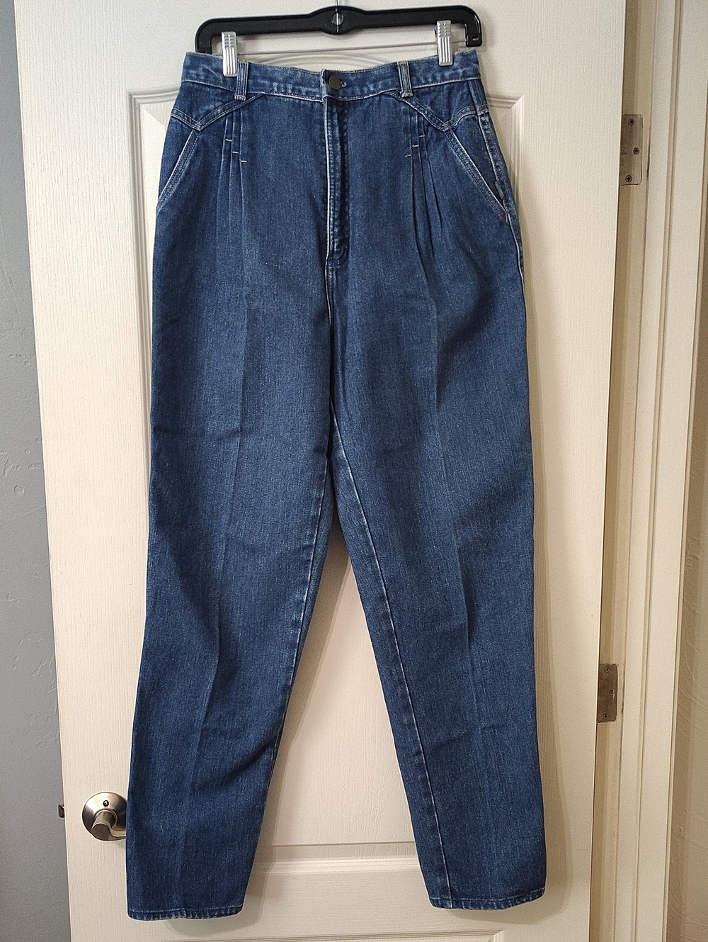 Rocky Mountain Collection Rockies Pleated Front Jeans 13/14 Vintage